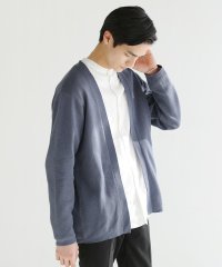 THE CASUAL/カジュアル THE CASUAL SPU 抗菌防臭ミラノリブ編みウォッシャブル着流しカーディガン/505628848