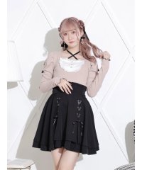 NOEMIE/バックレースアップパワショルカットソー/505633826