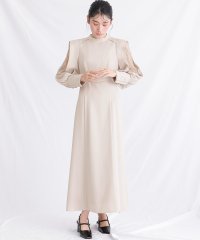 PourVous/プールヴー PourVous ミモレ丈&袖ありフォーマルバックレースセレモニー結婚式パーティードレス ワンピース 20代 30代 40代/505634128