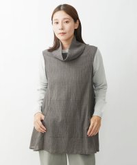 GIANNI LO GIUDICE/[洗える]ミニグレンチェックアムンゼンチュニックベスト/505634917