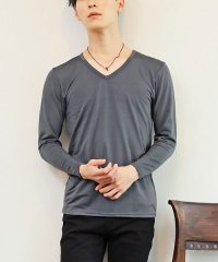 TopIsm/トップイズム TopIsm インナー メンズ Tシャツ 下着 インナーシャツ 暖かく 快適 裏起毛 ヒートインナー クイックドライ クルーネック Vネック ター/505635356