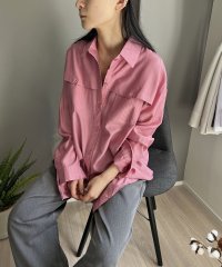 Jewelobe/ジュエローブ Jewelobe ヨークフラップセミグロシーオーバーシャツ/505525780