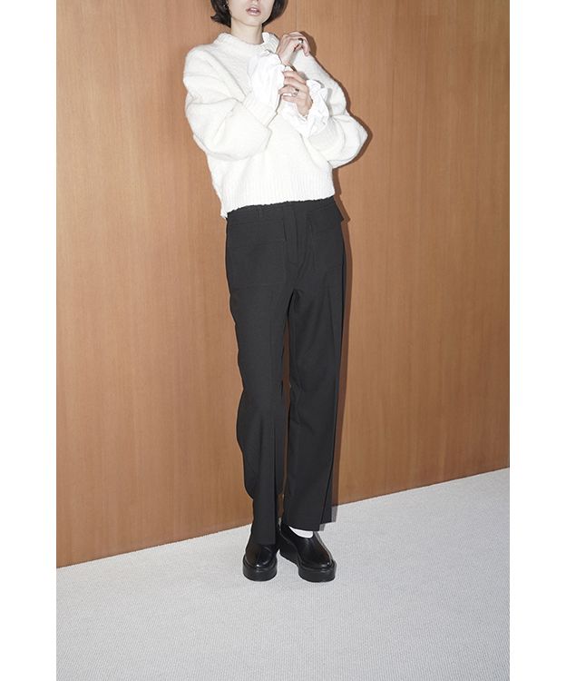 clane LOW WAIST MILITARY POCKET PANTS