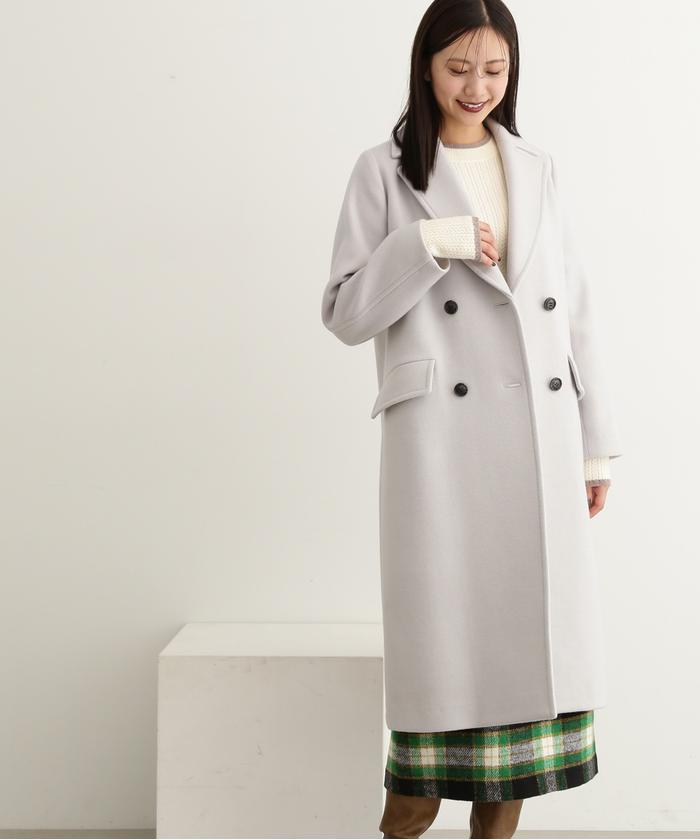 セール】HAMILTON ラムズチェスターコート《S Size Line セール】HAMILTON ラムズチェスターコート《S Size Line