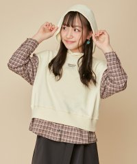 JENNI love/チェックレイヤード風パーカー/505635548