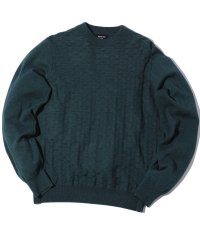 Men's Bigi/ランダムヘリンボン編み12Gジャカードニット/505638303