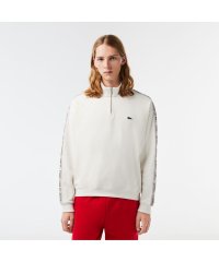 LACOSTE Mens/スリーブテーピングハーフジップスタンドカラースウェット/505639692