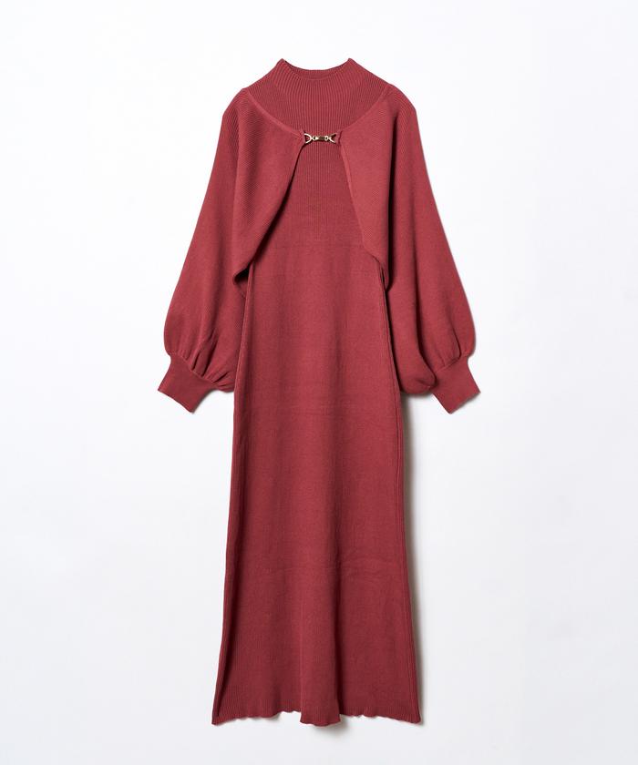 ニットワンピース×ボレロセット(505639843) | レディアゼル ニットワンピース×ボレロセット(505639843) | レディアゼル