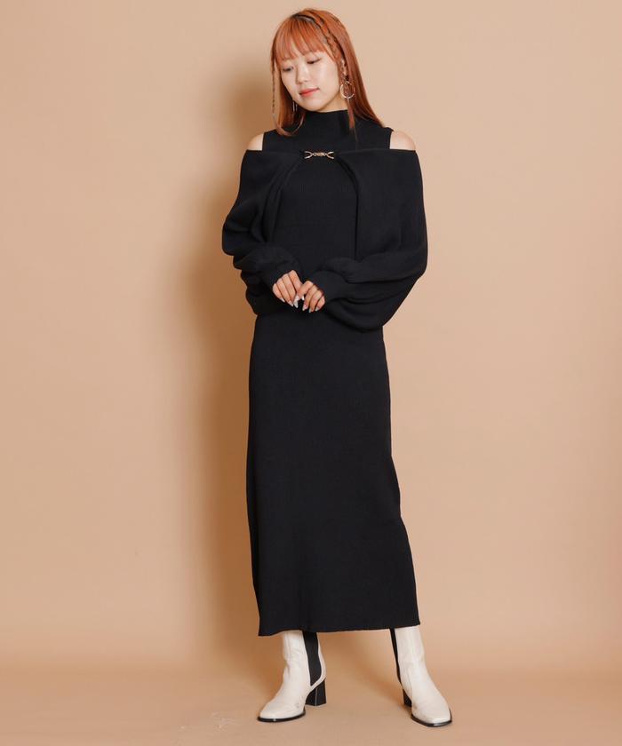 ニットワンピース×ボレロセット(505639843) | レディアゼル ニットワンピース×ボレロセット(505639843) | レディアゼル