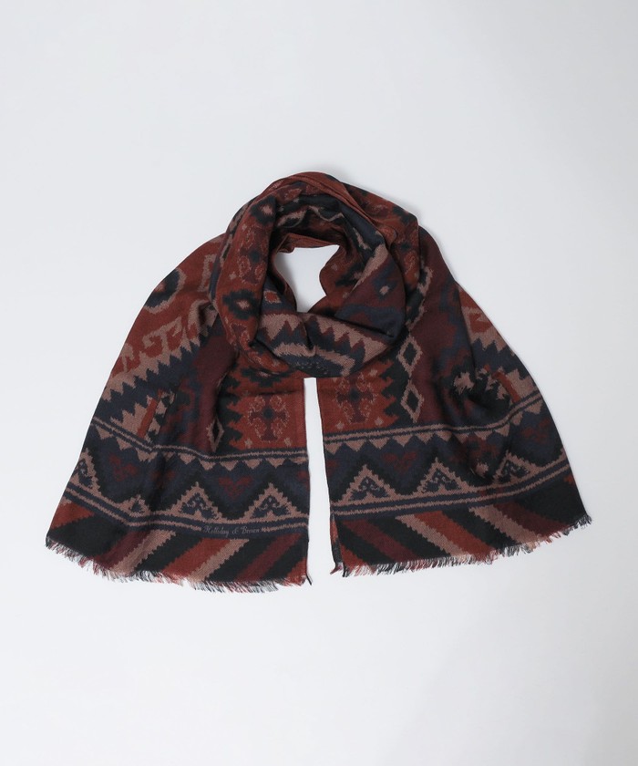 Holliday&Brown 100%シルク ストール