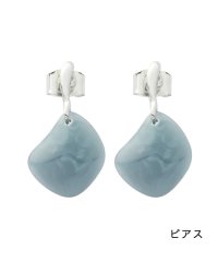cream dot/クリームドット Cream dot. ニュアンスドロップ×マーブル模様のピアス/イヤリング/505640260