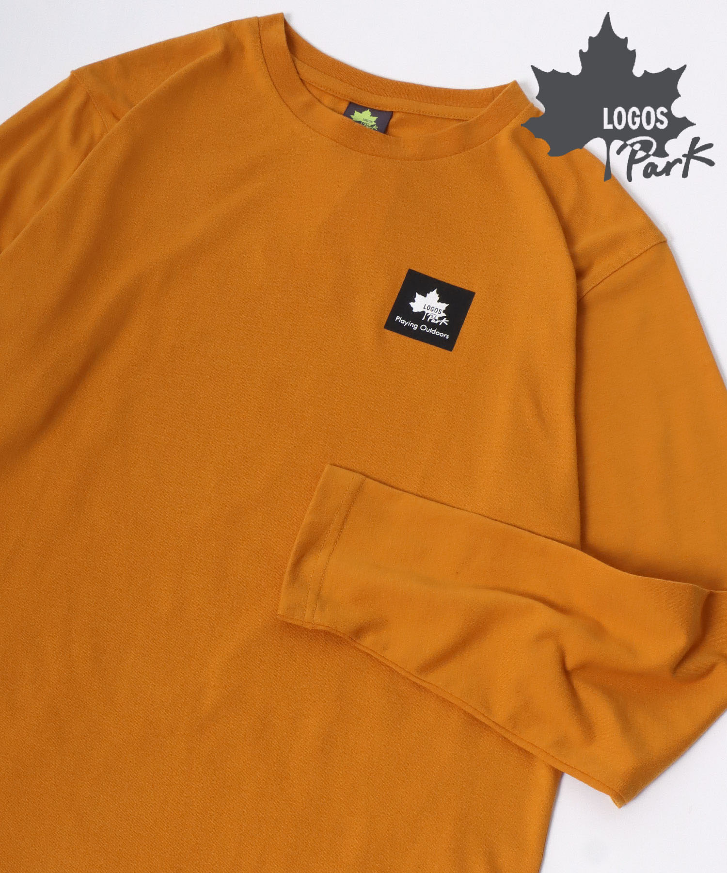 【ラッピング不可】 LOGOS/ロゴス】ワンポイントロゴ ロンT 長袖Tシャツ/レディース トップス