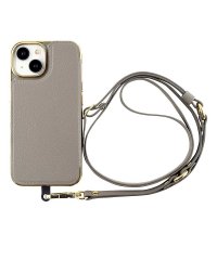 MAELYS LOUNA/(iPhone15/14/13) Cross Body Case Duo (gray)/505636505