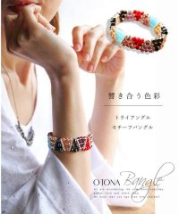 OTONA/響き合う色彩 トライアングルモチーフバングル/505640527