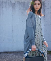 JIYU-KU(LARGE SIZE)/【WEB&一部店舗限定】【洗える】ハーバルフロープリント8分袖 ワンピース/505645944