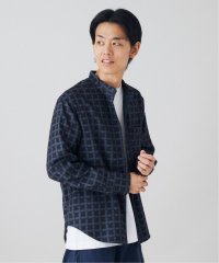 B.C STOCK/MIDCENTURY PATTERN バンドカラーシャツ/505646590