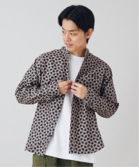 B.C STOCK/MIDCENTURY PATTERN バンドカラーシャツ/505646590