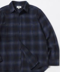 marukawa shonan/オンブレチェック レギュラーワークシャツ/メンズ 長袖 チェックシャツ ネルシャツ /505627687