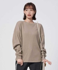 BACK NUMBER/バックナンバー 前後２ＷＡＹワッフルヘンリーネック長袖Ｔシャツ/505647283