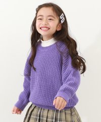 devirock/洗える ビッグシルエット ローゲージニット 子供服 キッズ 男の子 女の子 トップス ニット セーター ニットプルオーバー /504325463