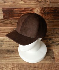 marukawa shonan/USA製 スウェードキャップ/サイズ調節可能 メンズ レディース 帽子 キャップ スウェード 秋冬 ブラック/ブラウン/505623988