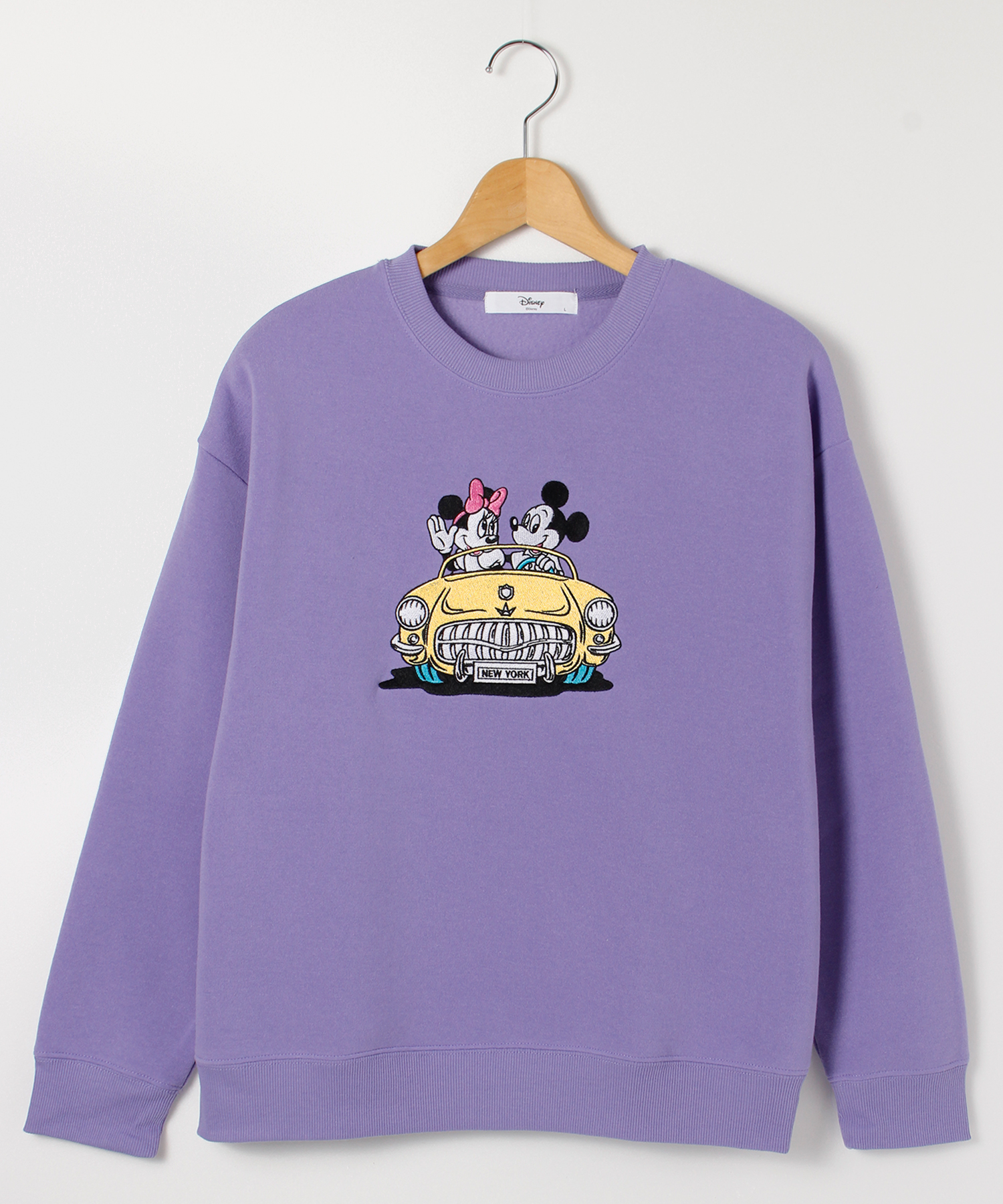 種類豊富な品揃え DISNEY/ディズニー】裏起毛ワイドドロップクルーネック トレーナー/スウェット