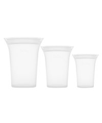 ZIPTOP/ZIPTOP ジップトップ 保存容器 保存袋 カップ 3点セット チャック付き シリコン CUP Z－CUP3A/505636212