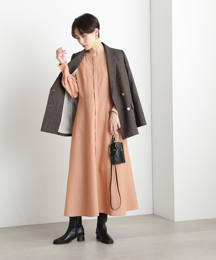 セール】シャンブレーAラインワンピース《S Size Line