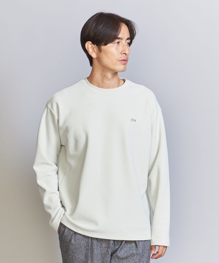 LACOSTE for BEAUTY&YOUTH＞ 1トーン ロングスリーブ Tシャツ