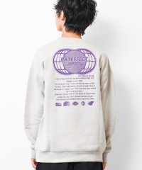 RAT EFFECT/ラット エフェクト RAT EFFECT 裏起毛アースロゴバックプリントトレーナー/505650727