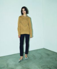GRACE CONTINENTAL/クロシェケーブルニットトップ/505651325