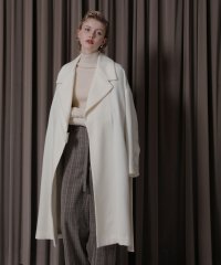 MIELI INVARIANT/Melton Wool Gown Coat/505652607