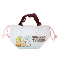 cinemacollection/シネマコレクション cinemacollection すみっコぐらし 巾着袋 マチ付き巾着 きんちゃくポーチ ようこそ！たべもの王国 サンエックス ケイカンパニ/505652785