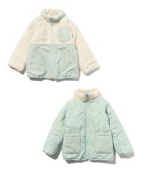 SHOO・LA・RUE(Kids) /【110－140cm/撥水/2WAY】キルト×ボア リバーシブルブルゾン/505654371