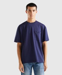 BENETTON (mens)/ロゴ刺繍入りポケット付き半袖Tシャツ・カットソー/505633708