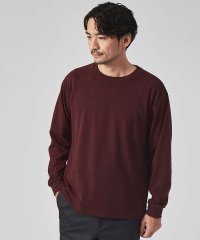 ABAHOUSE/【パウダーストレッチ】スムース クルーネック/505644444