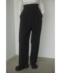 BLACK BY MOUSSY/wide belt tuck pants/505654882