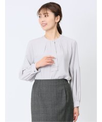 m.f.editorial/ボウタイ×袖切替 長袖プルオーバーブラウス 長袖 レディース シャツ カットソー トップス ブラウス カジュアル インナー ビジネス ギフト プレゼント/505655167