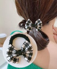 shoppinggo/ヘアゴム 結び バイカラー おしゃれ ヘアアクセサリー シンプル 髪留め/505655344