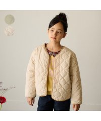 Crescent/【子供服】 crescent (クレセント) 裏ボアノーカラーキルトジャケット 80cm～130cm N60102/505655952