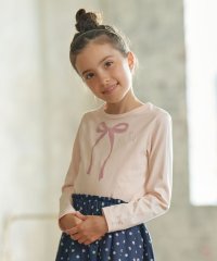 KUMIKYOKU KIDS/【150－160cm】リボンアート Tシャツ/505656259