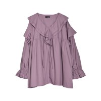 Re:EDIT/リエディ Re:EDIT [2023A/W COLLECTION]オーバーサイズビッグフリルブラウス/505656545