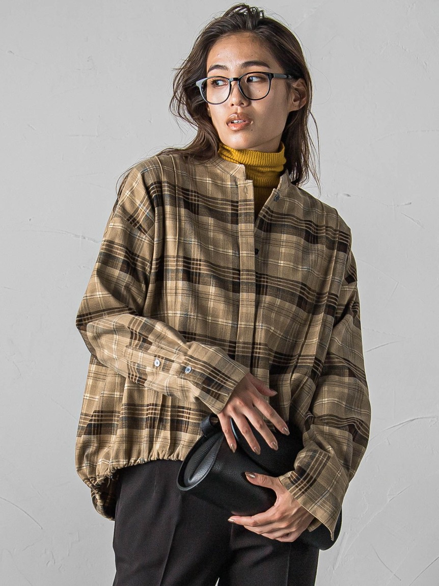 MAYSON GREY - 美品 メイソングレイ MAYSON GREY 裾ドロストクロップドシャツ 洗える メイソングレイ MAYSON GREY 裾ドロストクロップドシャツ≪洗濯
