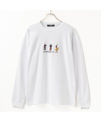 MAC HOUSE(men)/T－GRAPHICS ティーグラフィックス 刺繍長袖Tシャツ MC23－595－31T/505649727