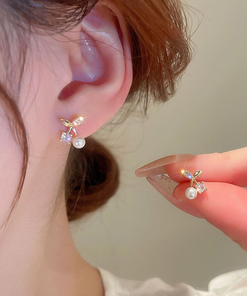 セール】ショッピングゴー shoppinggo ピアス さくらんぼ ピアス