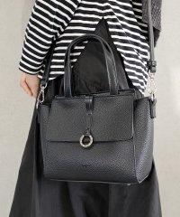 UNGRID bag/リング 軽量シュリンク Wフラップミニハンドバッグ/505648215