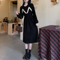 miniministore/コーデュロイワンピース レイヤード風秋冬/505657677