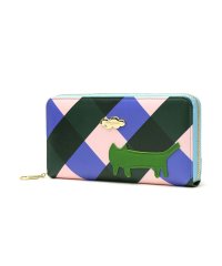 tsumori chisato CARRY/ツモリチサト 長財布 tsumori chisato CARRY ラウンドファスナー長財布 くもネコチェック 財布 ウォレット ファスナー 本革 57776/505658182