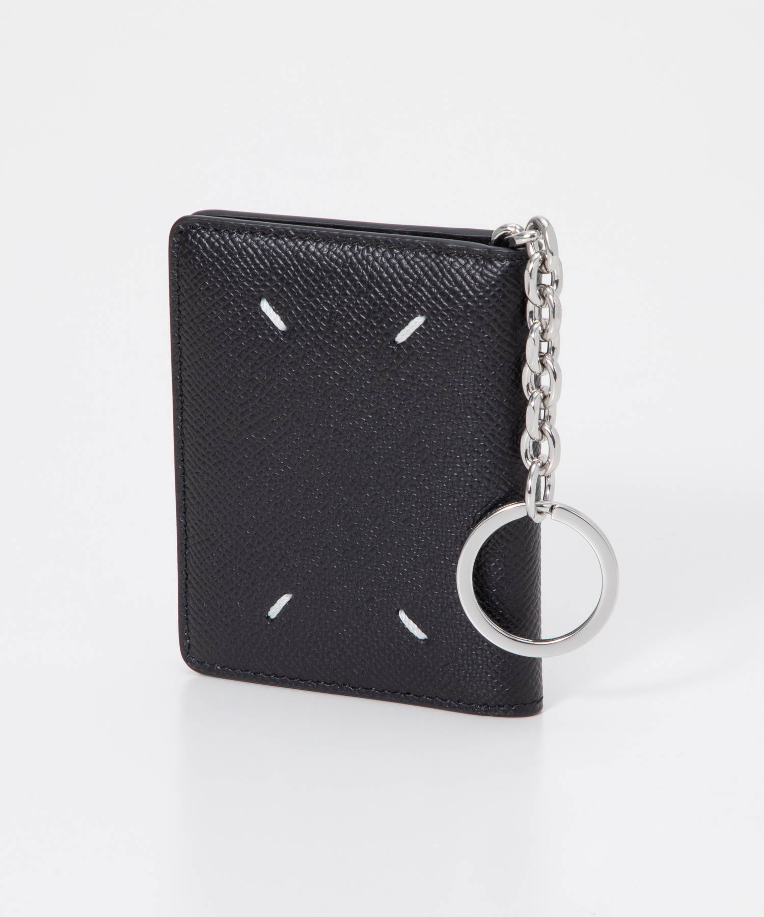 Maison Margiela◇キーケース/レザー/4ステッチ/ピンク/無地