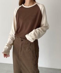 CANAL JEAN/RED CHOP WORKS(レッドチョップワークス)"KNOW WHY"配色ラグランロングTシャツ/505658697